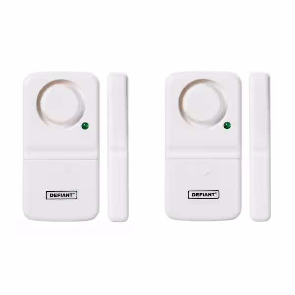 home security sensors - Defiant Wireless Home Security Door/Window Alarm (2-Pack) THD-DW2 ...