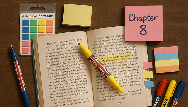 annotating book with pen and sticky notes - How to Annotate Books | Reader's Guide for Better Engagement & Insight