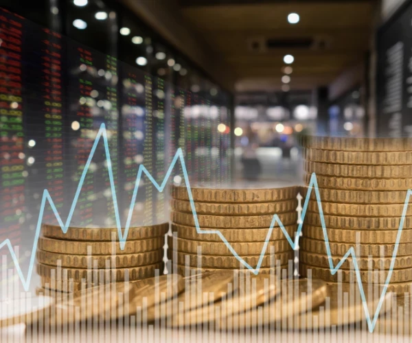 architectural blueprint with financial charts - 70% of Finance Transformations Fail: Here's the Blueprint That Works