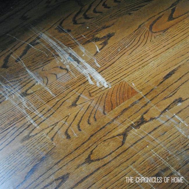 hardwood floor scratches - Fix Scratched Hardwood Floors in About Five MInutes - The ...