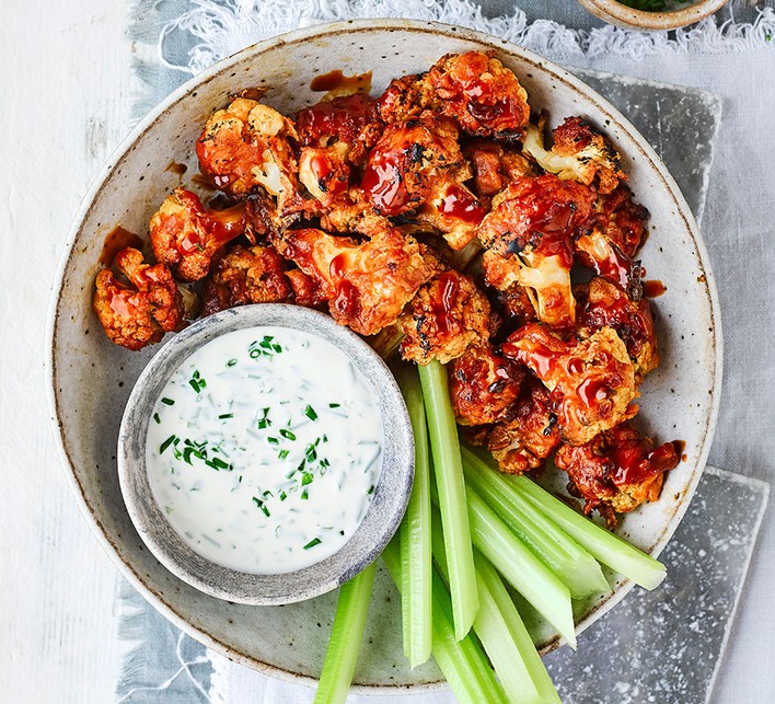 Buffalo cauliflower wings - Buffalo cauliflower wings recipe | Good Food