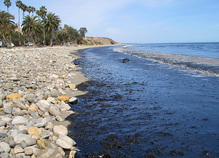 crude oil pollution coastline - Refugio Beach Oil Spill | Oil Spills | Damage Assessment ...
