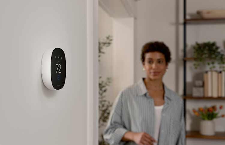 smart thermostat wall - Introducing ecobee Smart Thermostat Essential: Designed for ...